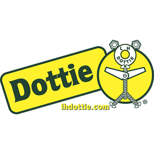 Dottie BT13X3 Sign, Decal and Barricade Tape, 3'' 300' Yellow Barricade Tape, Caution Keep Out