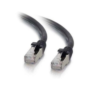 C2G CG00810 3' (0.9m) CAT6 Snagless Shielded (STP) Ethernet Network Patch Cable, Black