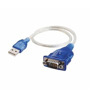C2G CG26886 USB to DB9 Serial RS232 Adapter Cable, 1.5' (0.46m)