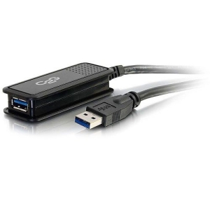 C2G CG39939 USB 3.0 USB-A Male to USB-A Female Active Extension Cable, 16.4' (5m)