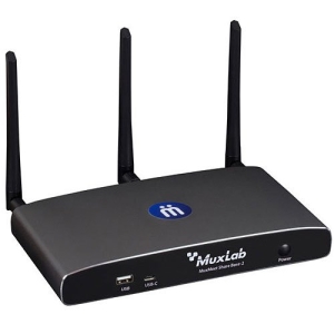 MuxLab 500829 MuxMeet Share Base-2 Pure Wireless Conference Room Presentation Experience