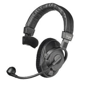 beyerdynamic DT 280 MK II 80 Ohm Single-Ear Headset with Dynamic Microphone for Broadcast and Intercom, Closed, Black