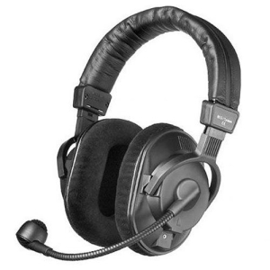 beyerdynamic DT 290 MK II 80 Ohm Headset with Dynamic Microphone for Broadcast and Intercom, Closed, Black