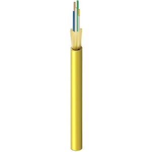 Belden FISD006R9 6 -ibers FX Indoor OS2 Distribution Tight Buffer Fiber Cable, OFNR Non-Unitized, Yellow