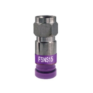 Belden FSNS15-25 F-Type Connector with 22-24AWG Solid Center Conductor