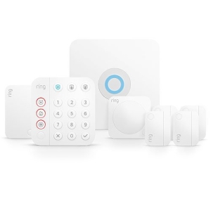 Ring Alarm Pro Security Kit with Built-in eero Wi-Fi 6 Router, 8-Piece, Includes Alarm Pro Base Station, Keypad, (4) Door/Window Contact Sensors, Motion Detector, and Alarm Range Extender
