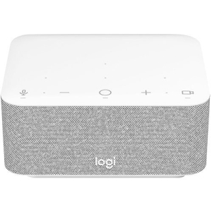 Logitech 986-000031 Logi Dock All-In-One Docking Station with Meeting Controls and Speakerphone, UC, Off-White