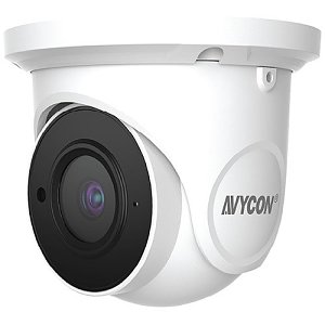 AVYCON AVC-ENN41FT/2.8 4MP WDR Outdoor IR Vandal Turret IP Camera, 2.8mm Fixed Lens