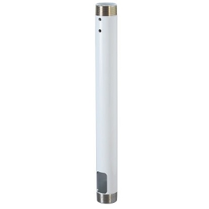 Chief CMS024W Fixed Extension Column, 24" with 1.5" NPT on Both Ends, TAA Compliant, White
