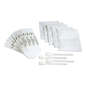 HID FARGO 86003 Cleaning Kit for DTC550 Card Printers, 22-Piece, Includes (2) Printhead Cleaning Pens, (10) Cleaning Cards and (10) Cleaning Pads