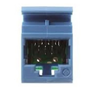 Siemon MX6-F06 Copper, Outlet, MAX, UTP, Category 6, RJ45, Flat, Blue, Punch down, T568A/B
