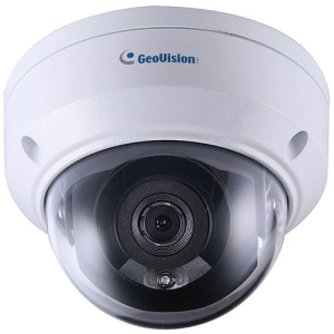 GeoVision GV-TDR4803-2F 4MP AI H.265 Super Low Lux WDR IR Mini Fixed Rugged IP Dome Camera, 2.8mm Lens