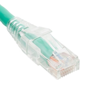 ICC ICPCST07GN CAT6 Clear Slimline Boot Patch Cord, 7', Green