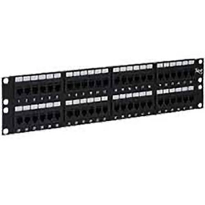 ICC ICMPP48CP5 CAT5e 48-Port Feed-Through Patch Panel, 2U RMS