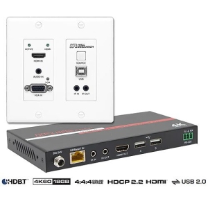 Hall UHB-SW2 Auto-Switching HDMI, VGA and USB Extension System