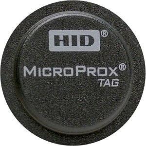 HID 1391LGSMN MicroProx 1391 Proximity 125 kHz Adhesive Tag, Programmed, Matching Numbers, Gray