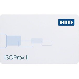 HID 1586NGGNN ISOProx II Printable Composite Proximity Card, Non-Programmed, Glossy Front and Back, No Numbers, No Slot