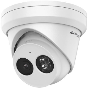 Hikvision DS-2CD2343G2-IU AcuSense 4MP Turret IP Camera with Built-In Microphone, 2.8mm Fixed Lens