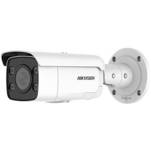 Hikvision DS-2CD2T87G2-LSU/SL 8MP ColorVu Strobe Light and Audible Warning Fixed Bullet Network Camera, 2.8mm Lens