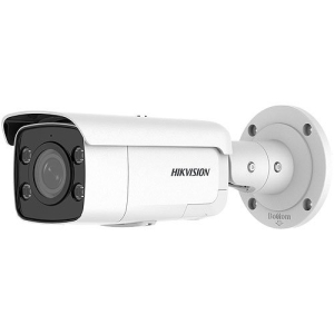 Hikvision DS-2CD2T87G2-LSU/SL 8MP ColorVu Strobe Light and Audible Warning Fixed Bullet IP Camera, 4mm Lens