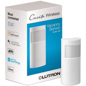 Lutron PD-VSENS-WH Caseta Wireless Smart Motion Sensor-Vacancy Only