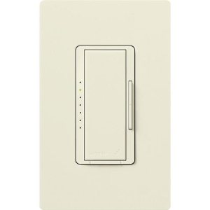 Lutron RRD-PRO-BI RadioRA 2 RF Maestro Pro LED+ Dimmer - Phase Selectable, Biscuit