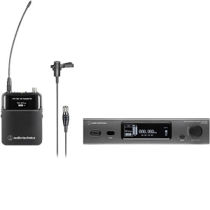 Audio-Technica ATW-3211/831EE1 3000 Series Wireless Lavalier Microphone System, EE1 Band