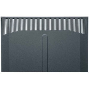 Middle Atlantic BFD-45 Solid Front Door, Fits 45 Space BGR Series Racks, Black Finish