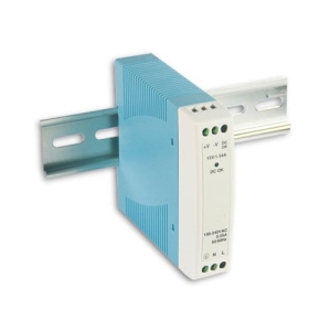 Transition Networks 25135 Industrial DIN Rail Mounted Power Supply, 24VDC, 10 Watts
