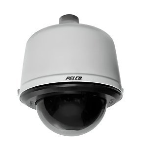 Pelco SD530-PG-E0 Spectra V Series Environmental Smoked Dome Camera, 30X Lens, Grey