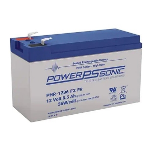 Power Sonic PHR-1236 PHR Series 12V, 9 Ah High-Rate SLA Battery