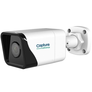Capture Advance R2-8MPFXBUL 8MP WDR IP IR Bullet Camera, 2.8mm Lens, NDAA Compliant