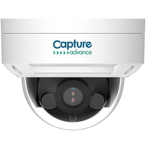 Capture Advance R2-8MPFXDOME 8MP WDR IP IR Dome Camera, 2.8mm Lens, NDAA Compliant