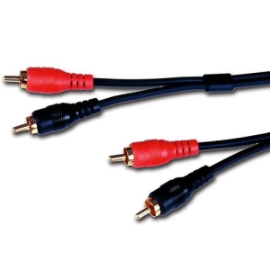Comprehensive 2PP-2PP-6ST Standard Series 2 gold RCA Plugs Each End Stereo Audio Cable 6'