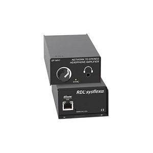 RDL SF-NH1 Dante Network to Stereo Headphone Amplifier