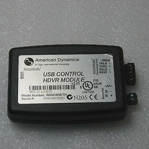 American Dynamics ADACSNETH-E USB Control Module with RS422 to SensorNet