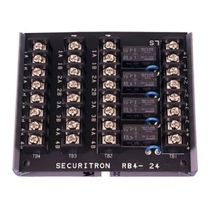 Securitron RB-4-24 Relay Board, 24 VDC, 2 Amp
