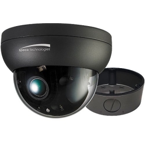 Speco HT7246T1 2MP HD-TVI Intensifier Dome Camera with Junction Box, 2.8-12mm Varifocal Lens, NDAA Compliant