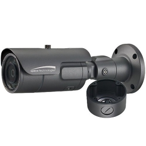 Speco HTINT70TA 2MP Intensifier HD-TVI Bullet Camera with Junction Box, 2.7-12mm Varifocal Lens, NDAA Compliant