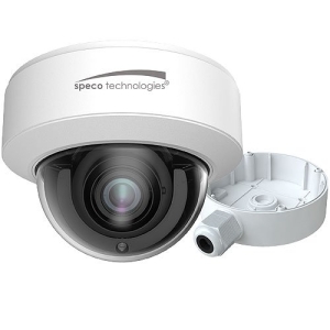 Speco V5D1M 5MP HD-TVI IR Dome Camera with Included Junction Box, 2.8-12mm Motorized Lens
