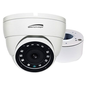 Speco VLDT4W 2MP Outdoor Analog HD IR Turret Camera, 3.6mm Lens, White