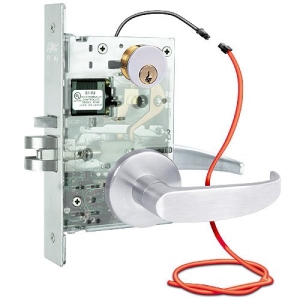 SDC Z7620LQE Motorized ELR Controlled Mortise Lock, Locked Outside Only, Failsecure, LH, 626, Eclipse Rose