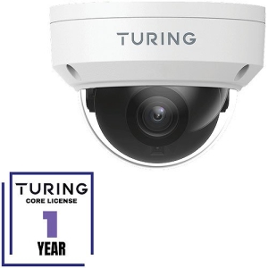 Turing Video CMFD5A28 Virtual Turing Kit (1) TP-MFD5A28 5MP Network Dome Camera, (1) TE-CORE1Y VSaaS Core Platform 1-Year Subscription