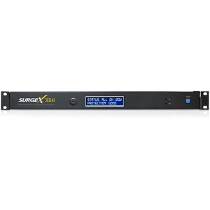 SurgeX SEQ-1U Sequencing Surge Eliminator and Power Conditioner with Remote & Key Lock, 1RU