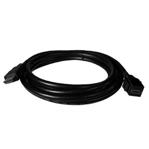 Altinex CM11346 HDMI Female to Male 28 AWG Keystone Snap-In Cable Assembly for Tabletop Models, 6', Black