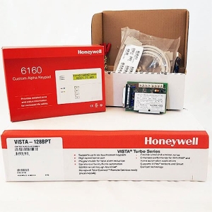 Honeywell Home V128BPT-KT78 3-Piece VISTA Turbo-Series Commercial Burglary Alarm Kit, (1)4100SM, (1)6160, (1)VISTA-128BPT