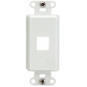 Legrand-On-Q 1-Port Decorator Outlet Strap, 10-Pk, White