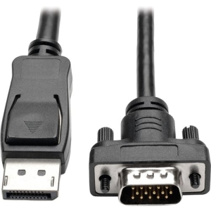 Tripp Lite 10ft DisplayPort to VGA Cable / DP to VGA Adpater Latches to HD15 M/M