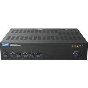 Atlas Sound AA400PHD Amplifier - 2400 W RMS - 6 Channel - Black