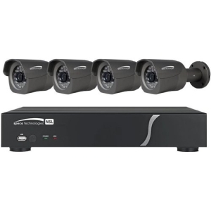 Speco 4 Channel Plug & Play Network Video Recorder and IP Camera Kit